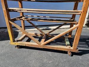 lot 55B image: Antique Industrial Drying Rack