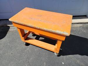 lot 55C image: Primitive Industrial Potters Table