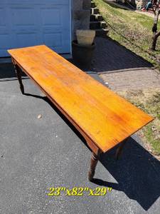 lot 14D image: Primitive Antique Pub Table
