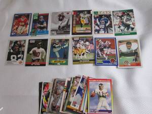 50 Assorted Football Star Cards...