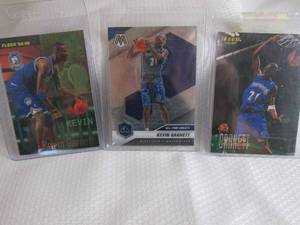 3 Mosaic & Fleer Kevin Garnett Card...