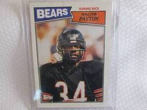 1987 Topps Walter Payton Card...