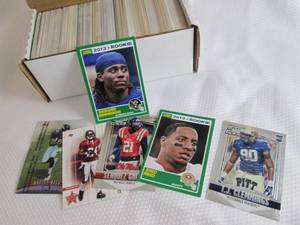 Box of Assorted Football Rookie Car...