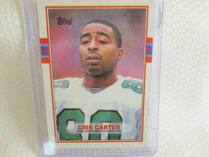 1989 Topps Cris Carter Rookie Card...