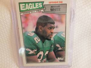1987 Topps Reggie White Card...