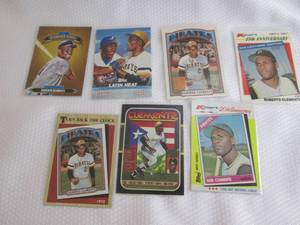 Assorted Roberto Clemente Cards...