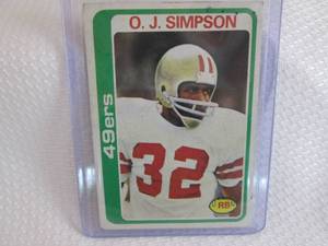 1978 Topps O.J Simpson Card...