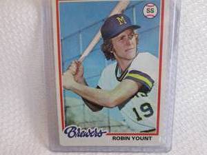 1978 Topps Robin Yount Card...