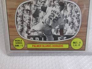 1967 Topps Jim Palmer Card...