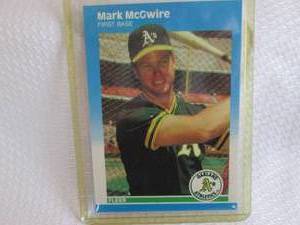 1987 Fleer Mark McGwire Card...