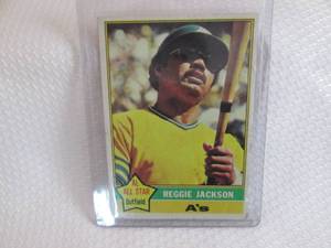 1976 Topps Reggie Jackson Card...