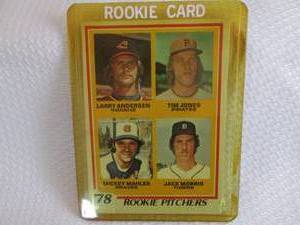 1978 Topps Jack Morris Rookie Card...