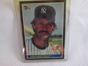 1985 Donruss Don Mattingly Card...