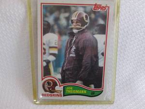 1982 Topps Joe Theismann Card...
