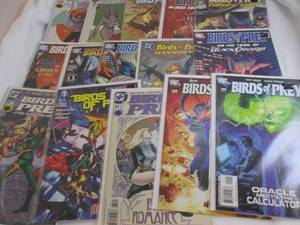 15 Assorted Birds of Prey Comics...