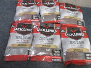 6- 2.8 oz Bags Jack Links Zero Suga...