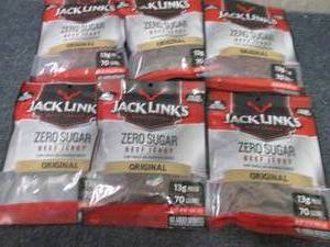 6- 2.8 oz Bags Jack Links Zero Suga...