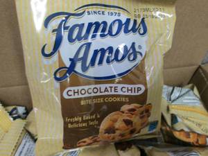 Case of 42-2 oz Pouches Famous Amos...