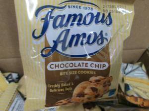 Case of 42-2 oz Pouches Famous Amos...