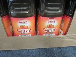 8- 64 oz Bottles Peach Sweet Leaf T...