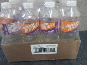 12- 24 oz Bottles Propel Lemon Blac...