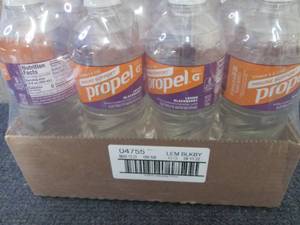 12- 24 oz Bottles Propel Lemon Blac...