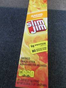 Box of 24-0.97 oz Nacho Flavored Sl...