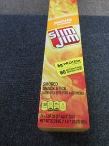 Box of 24-0.97 oz Nacho Flavored Sl...