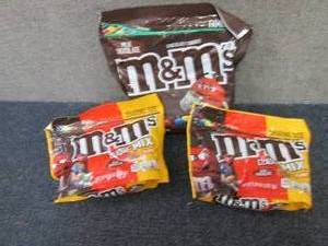 3 Bags M&Ms...