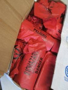 Open Case of 8-10 Gallon 24x24 inch...