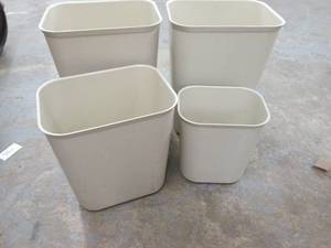 4 Heavy Duty Waste Baskets...