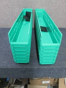 Case of 12 Plastic Shelf Bins - 4 x...