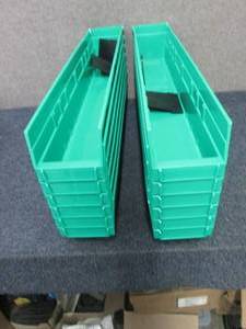 Case of 12 Plastic Shelf Bins - 4 x...