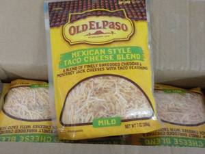 lot 190 image: 12 - 7 oz Frozen Old El Paso Shredd...