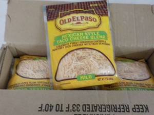 lot 191 image: 12 - 7 oz Frozen Old El Paso Shredd...