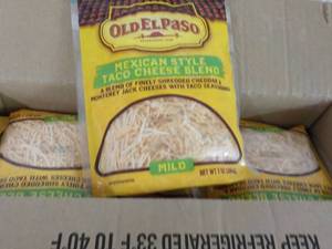 lot 192 image: 12 - 7 oz Frozen Old El Paso Shredd...
