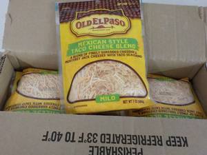 lot 193 image: 12 - 7 oz Frozen Old El Paso Shredd...