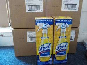 lot 205 image: 4 - 32 ct Boxes Lysol Smart Cleaner...