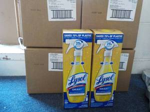 lot 207 image: 4 - 32 ct Boxes Lysol Smart Cleaner...