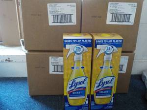 lot 209 image: 4 - 32 ct Boxes Lysol Smart Cleaner...