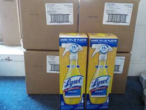 lot 210 image: 4 - 32 ct Boxes Lysol Smart Cleaner...
