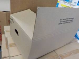 lot 229 image: 12 Boxes with Handles 23 x 15 x 9...