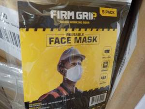 lot 252 image: Case of 170 - 5 Packs Firm Grip Reu...