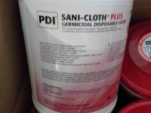 lot 259 image: 12 PDI Sani Cloth Plus Germicidal D...