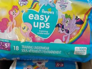 lot 292 image: Case of 3 - 18 ct Pampers Easy Ups ...
