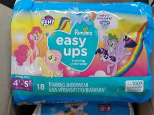 lot 293 image: Case of 3 - 18 ct Pampers Easy Ups ...