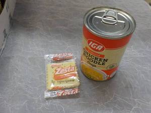 lot 309 image: Case of 24 IGA Condensed Chicken No...