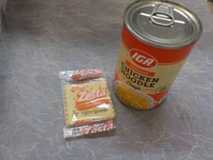 lot 313 image: Case of 24 IGA Condensed Chicken No...