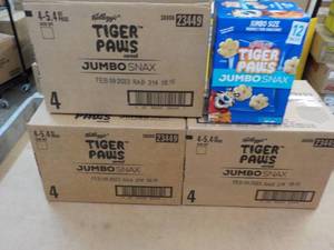lot 334 image: 3 - 4 ct Boxes Kelloggs Tiger Paws...