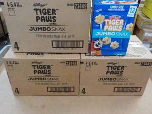 lot 335 image: 3 - 4 ct Boxes Kelloggs Tiger Paws...